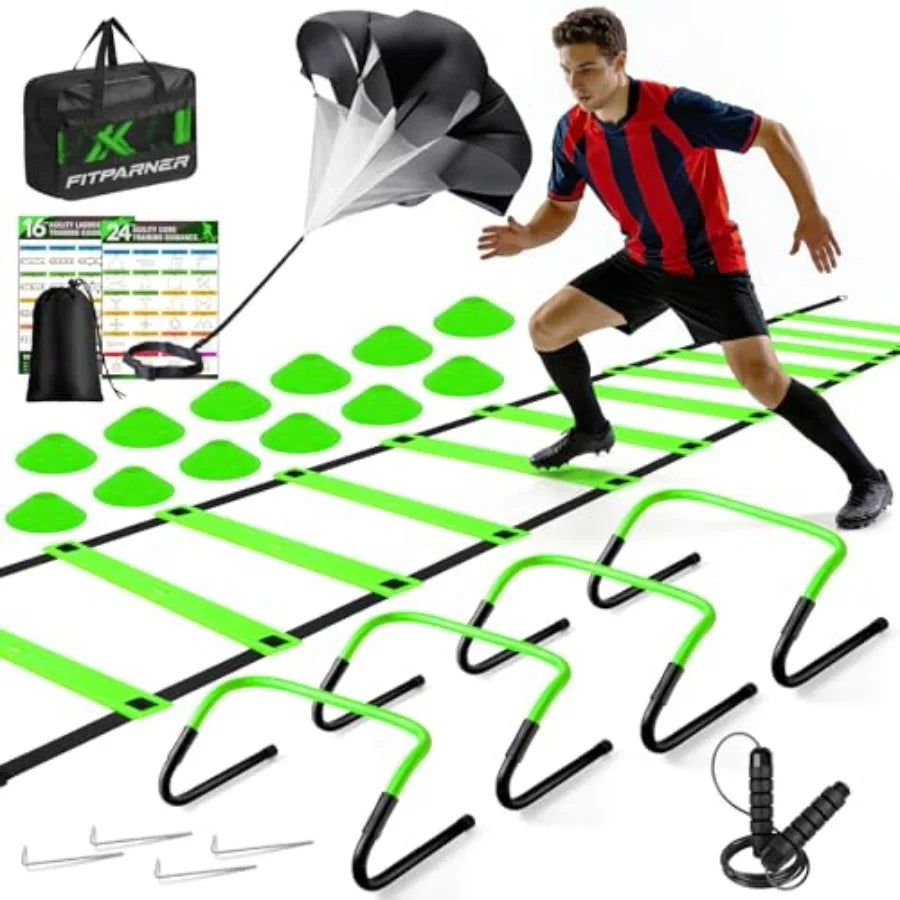 Agility Ladder, Soccer Football Training Equipment Set