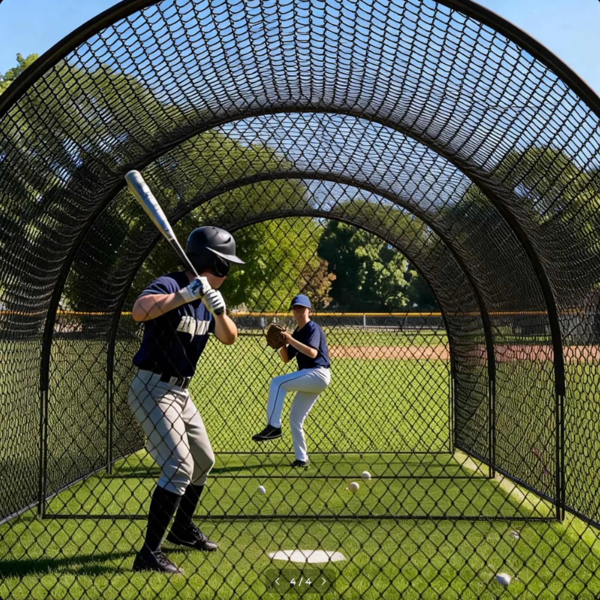 33Ft/22Ft Baseball Batting Cage