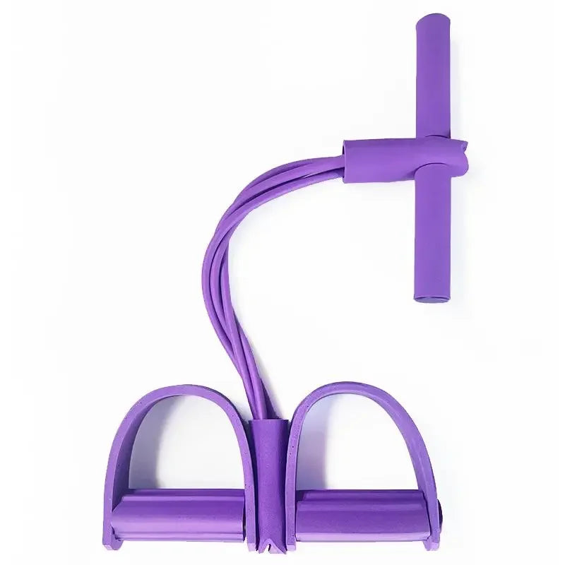6-Tube Pedal Resistance Band Multifunction Tension Rope Elastic Yoga Pedal Puller Body Stretching Trainer Home Gym Workout Equipment