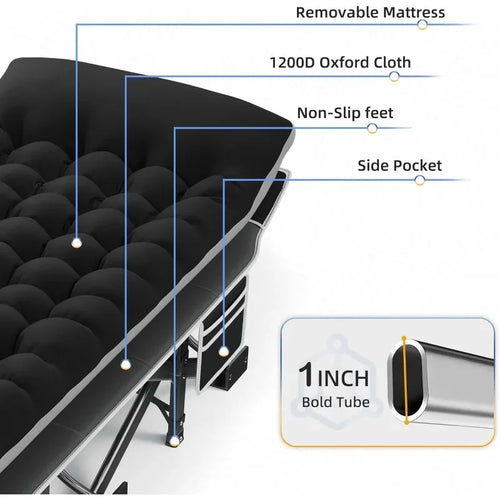 32Inch Extra Wide Camping Cot
