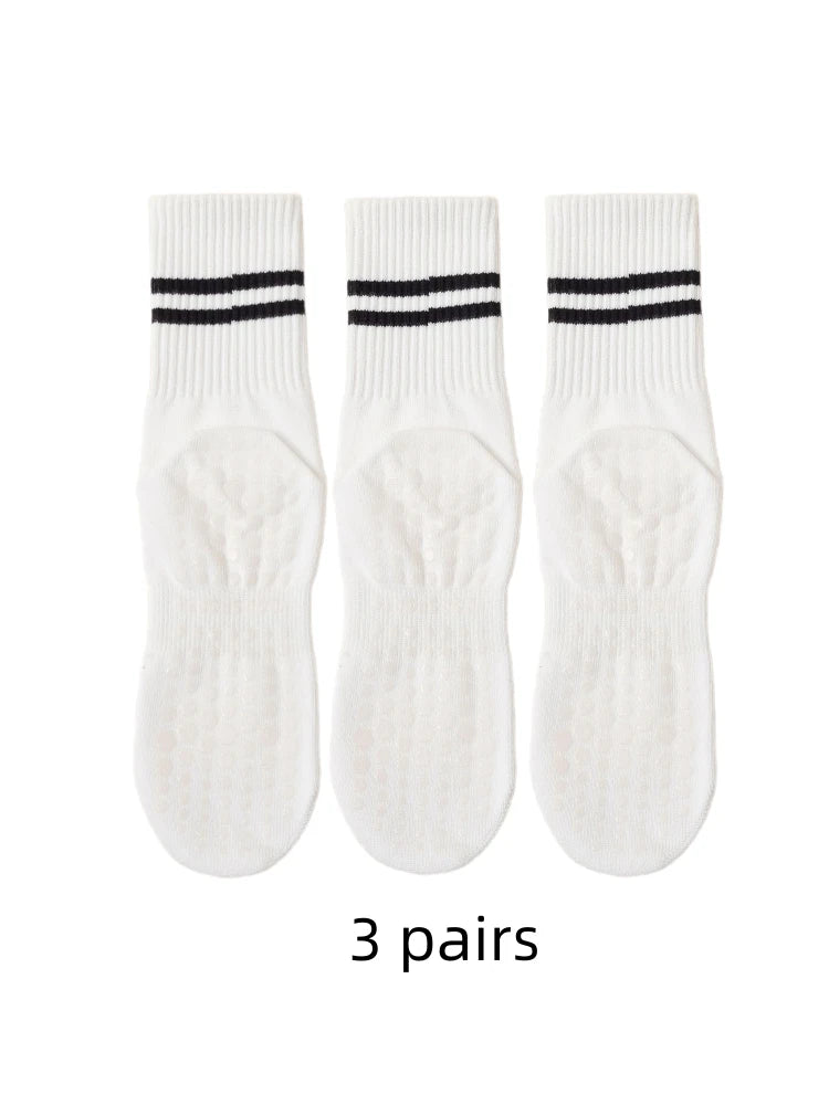 3 pairs of yoga socks
