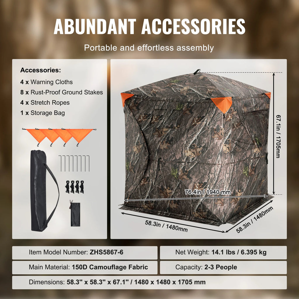 Pop Up Deer Blind for Hunting