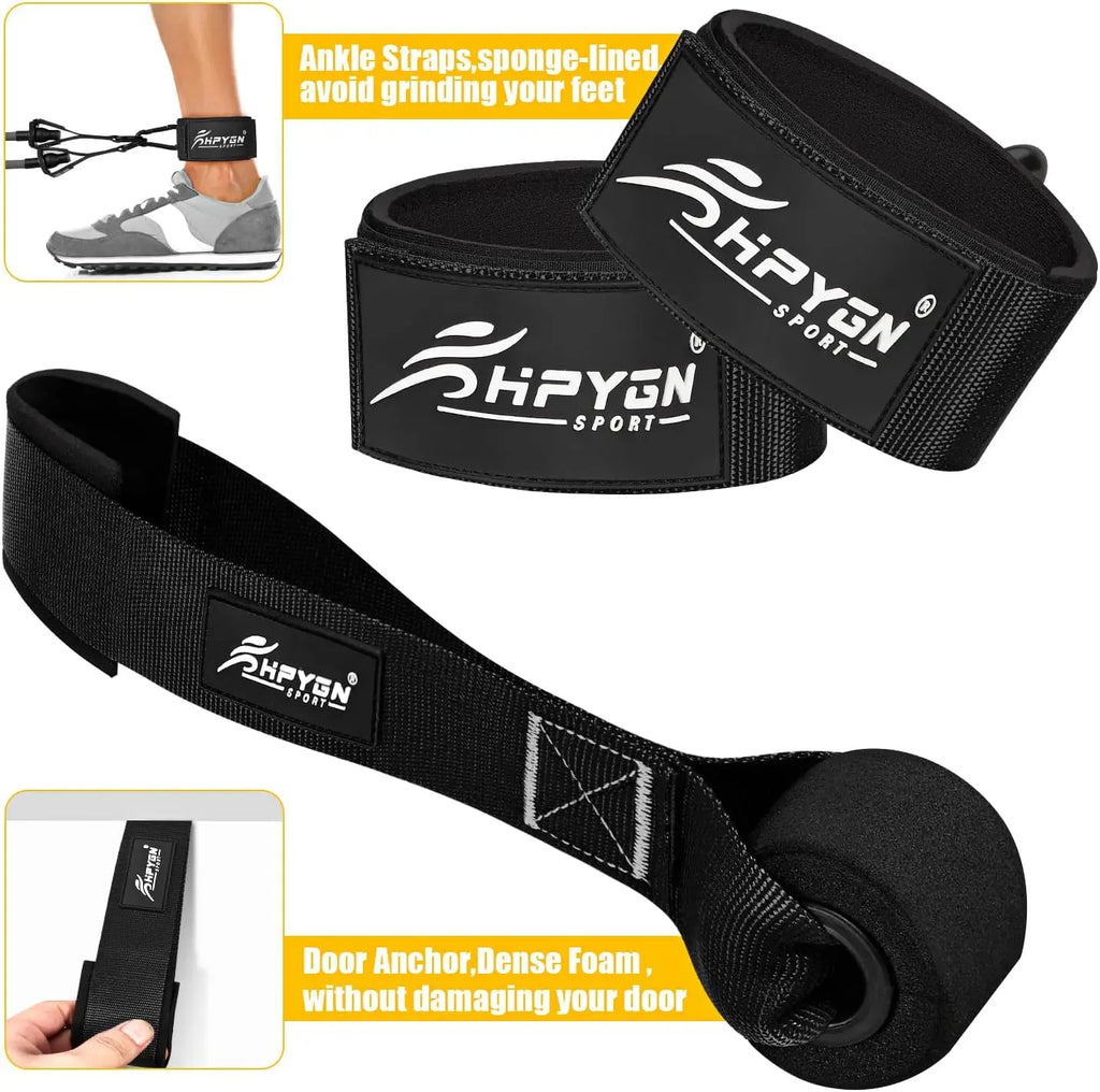Heavy Resistance Bands Set, 300LBS