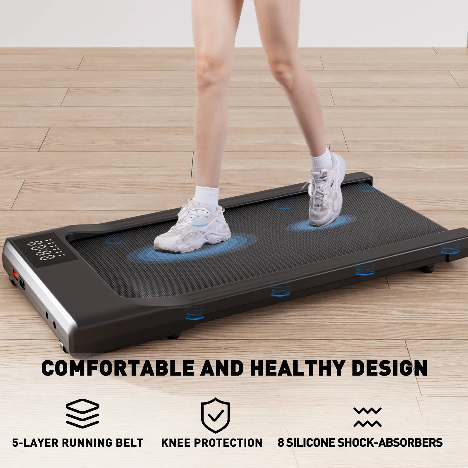 Walking Treadmill 2.5HP Anti Slip