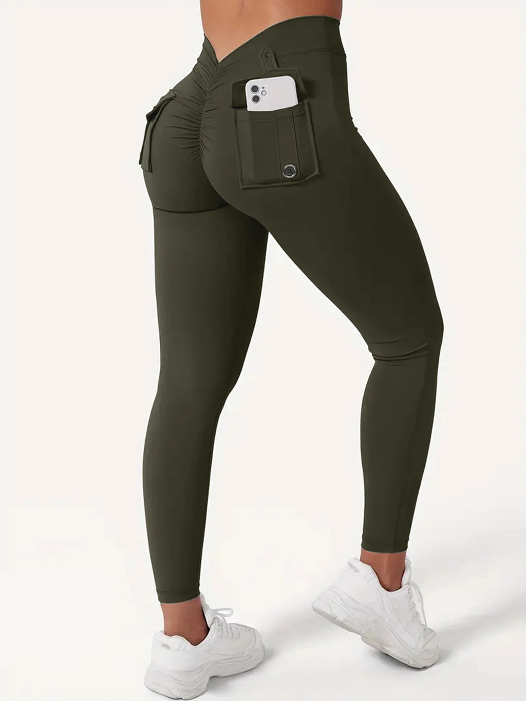 High-Waisted Butt-Lifting V-Back  Leggings