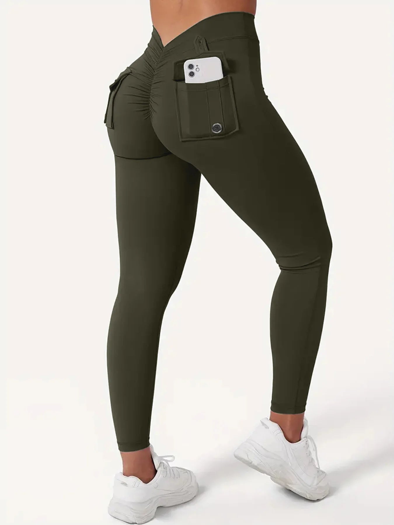 High-Waisted Butt-Lifting V-Back  Leggings
