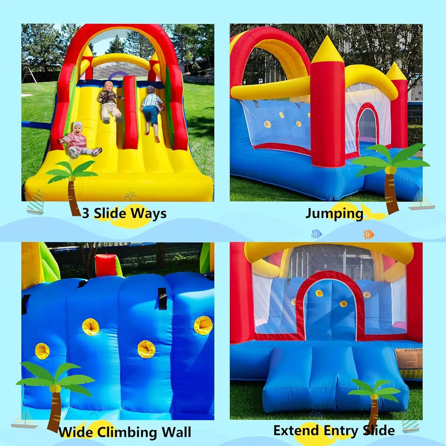 16x7.2FT Inflatable Bounce House