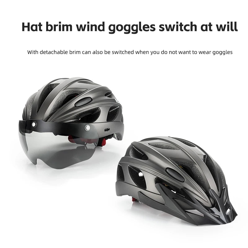 Safety Helmet With Goggles Men Women