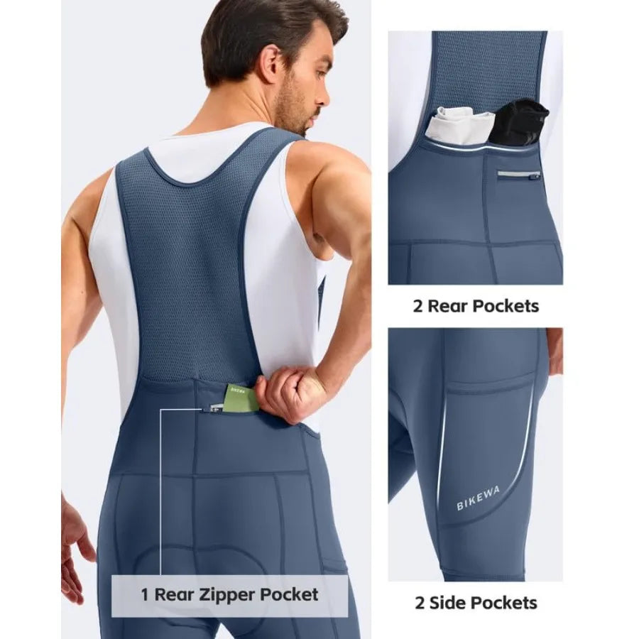 Men's Cycling Bibs 4D Padded Bike Shorts