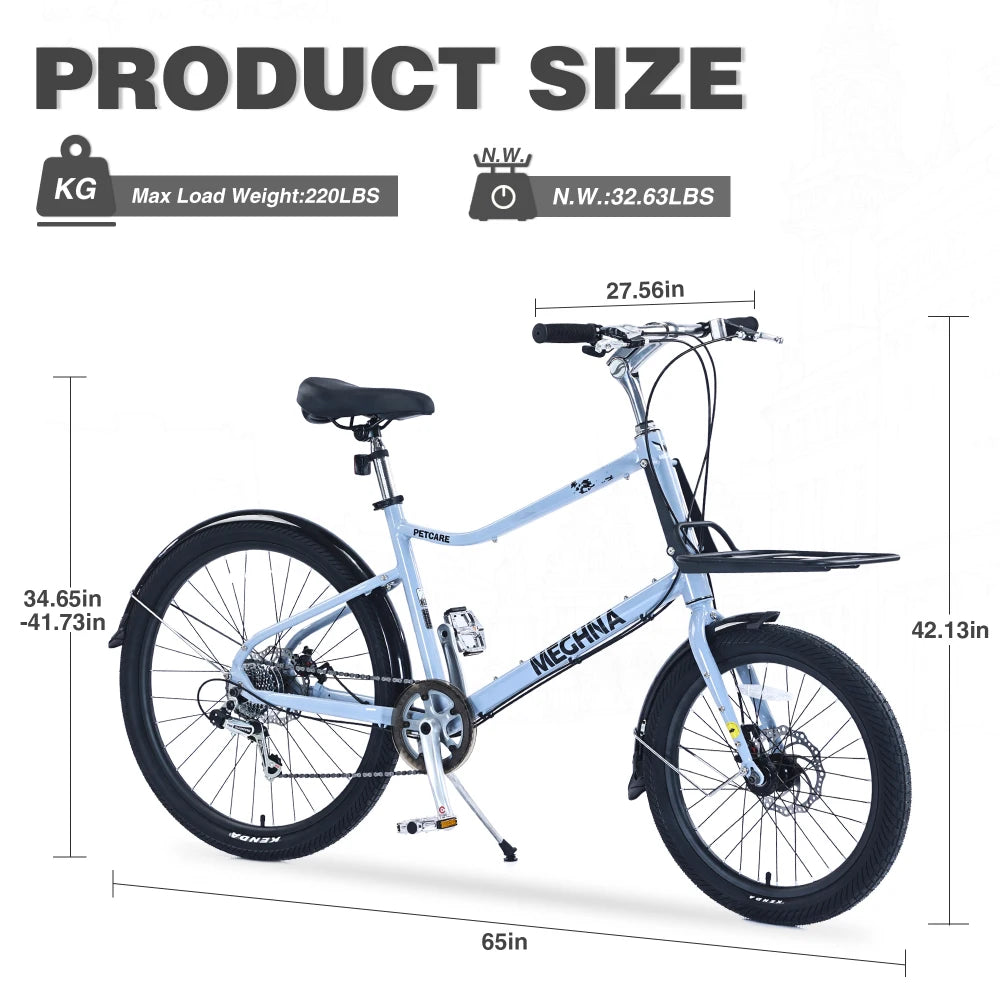 Aluminum Alloy  Frame, Multiple Colors 26 Inch Bike