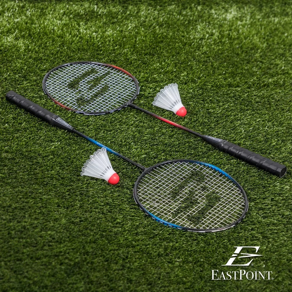 Badminton Racket Set 2 Rackets 2 Shuttlecocks