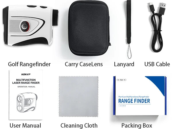 Golf Rangefinder 7X 905nm 1200 Yard Multifunctional