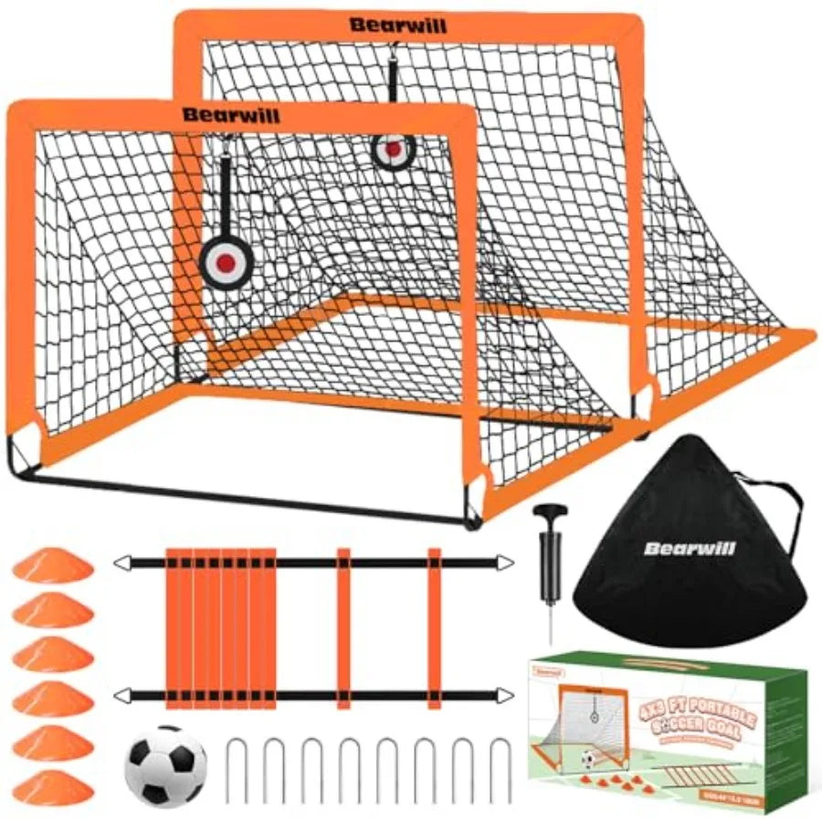 Soccer Goals for Backyard Set of 2
