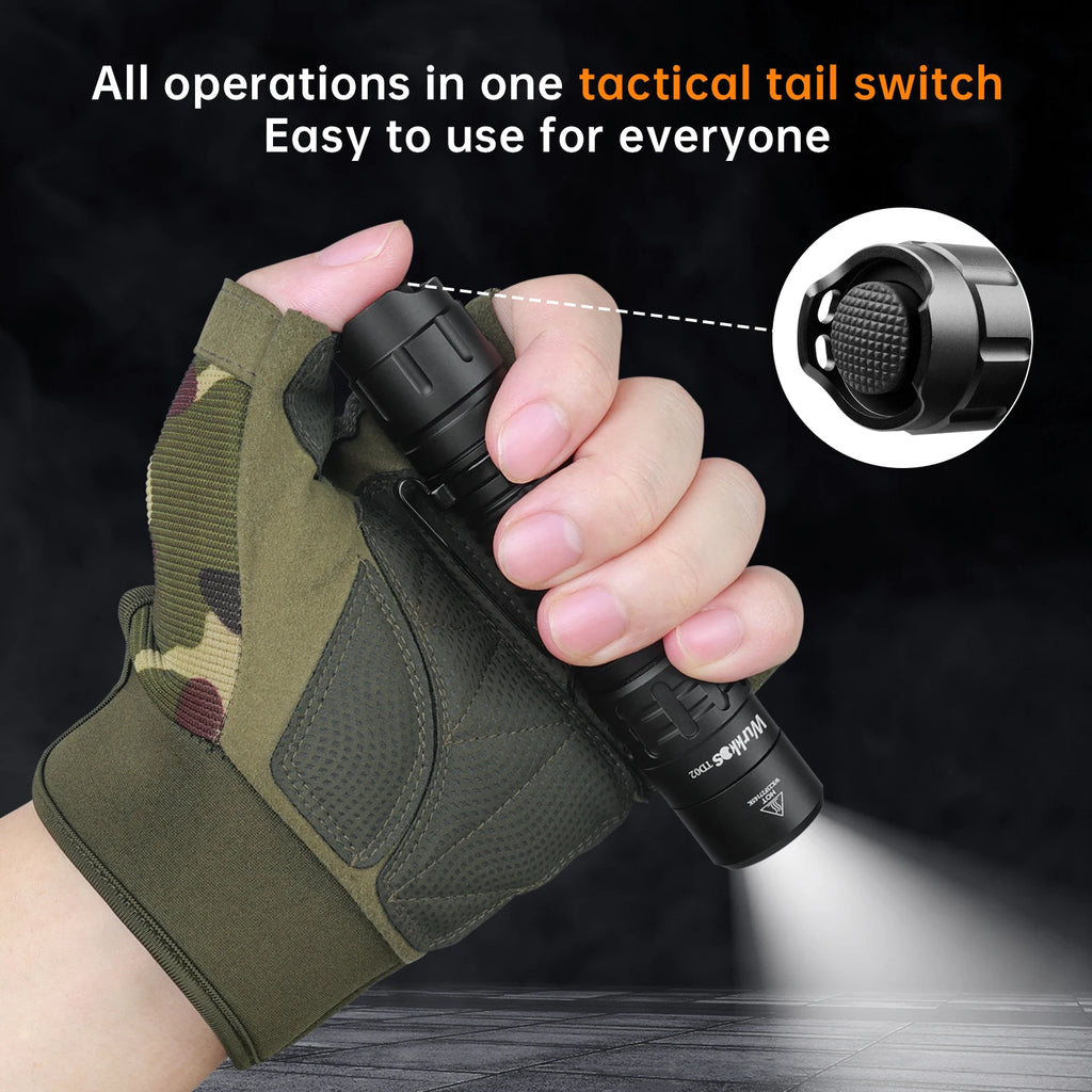 Tactical Flashlight 2000 Lumens