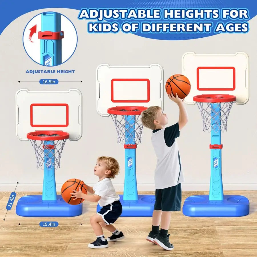 Mini Indoor/Outdoor Basketball Hoop with Balls