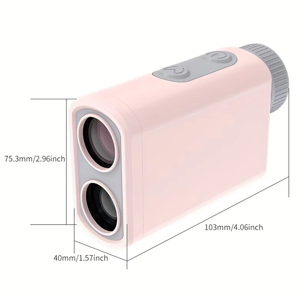 Pink Golf Rangefinder 1200 Yards with Slope
