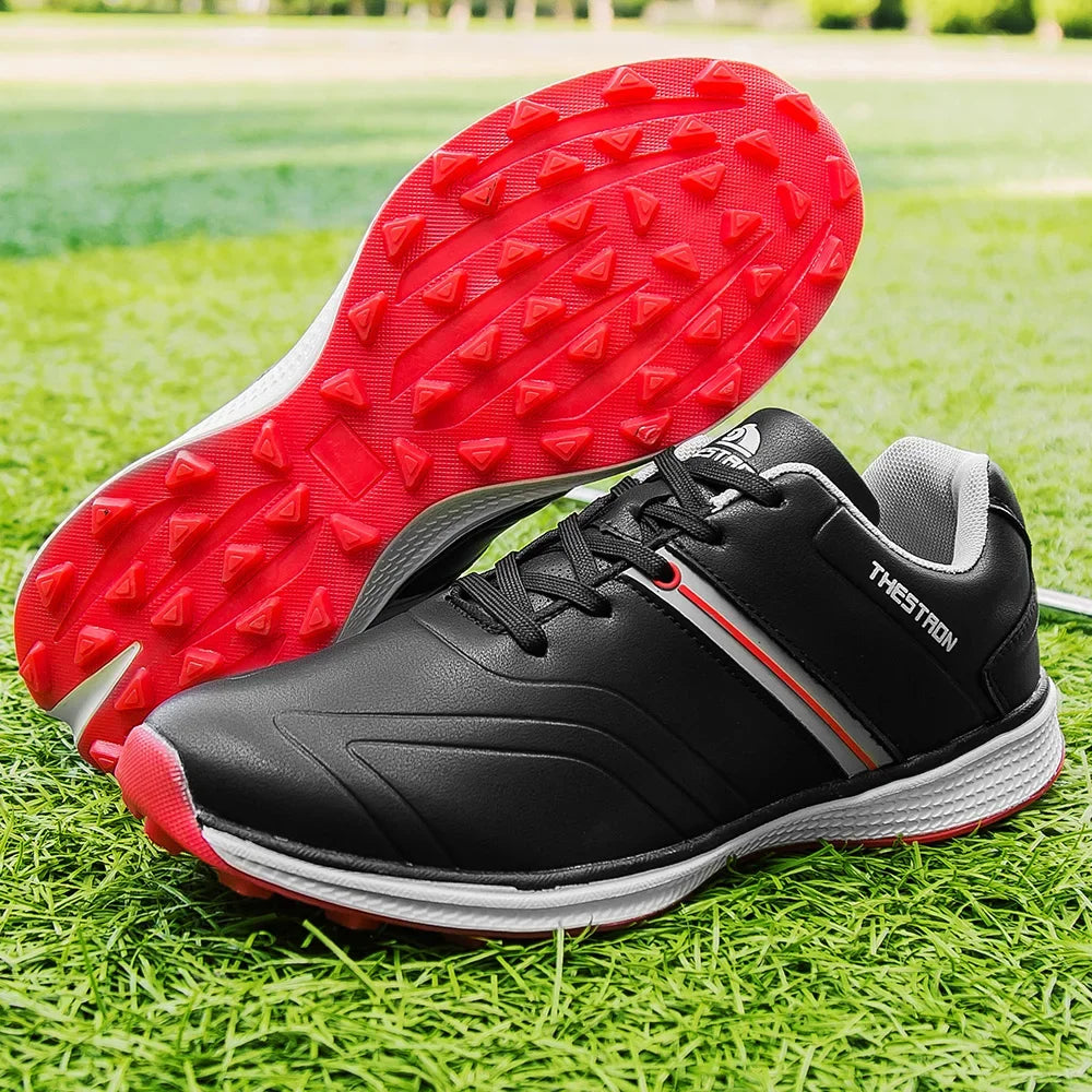 Men Waterproof Golf Sport Shoes