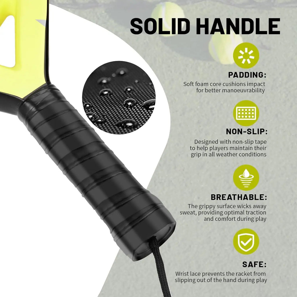 Padel Racket Carbon Fiber Surface