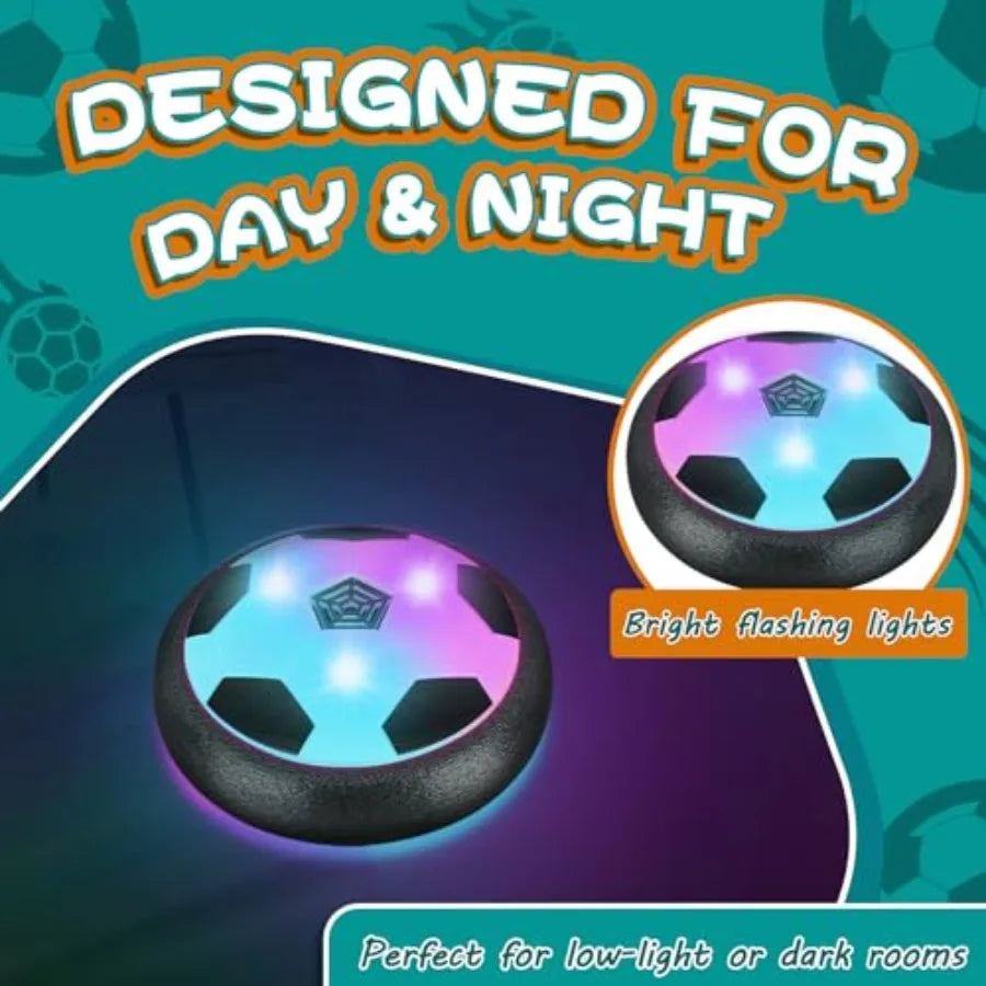 2 Pack Hover Soccer Ball with 8 Pcs Batteries