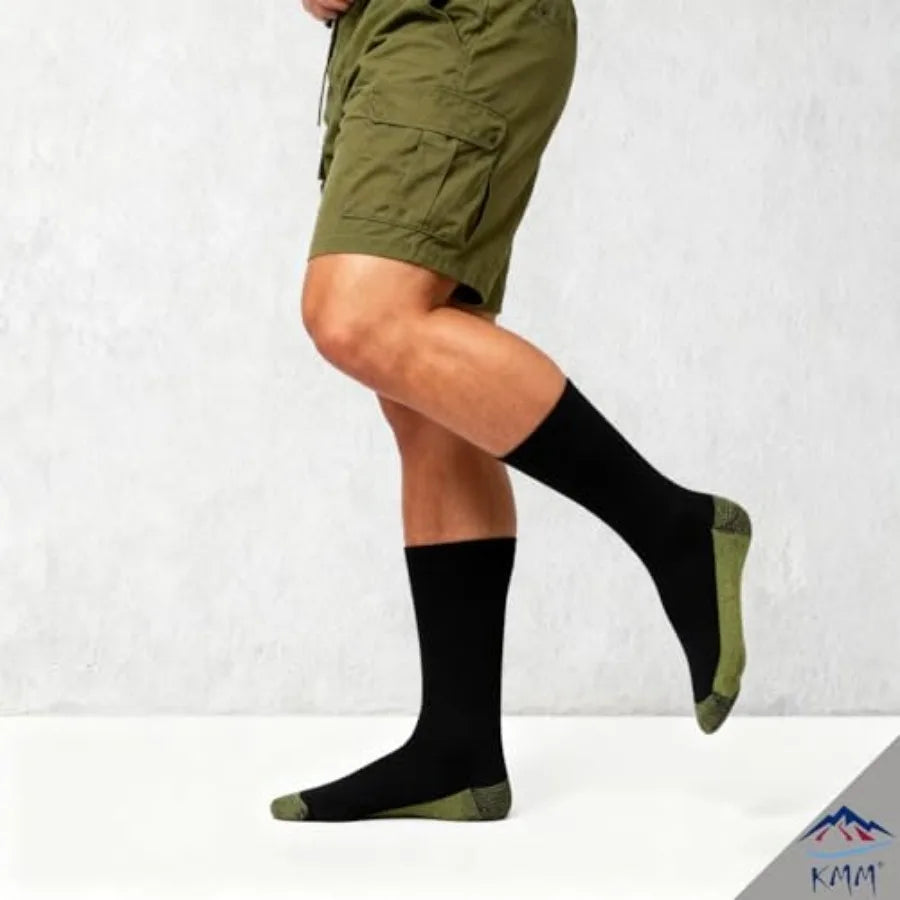 Full Thick Cushion Crew Athletic Socks