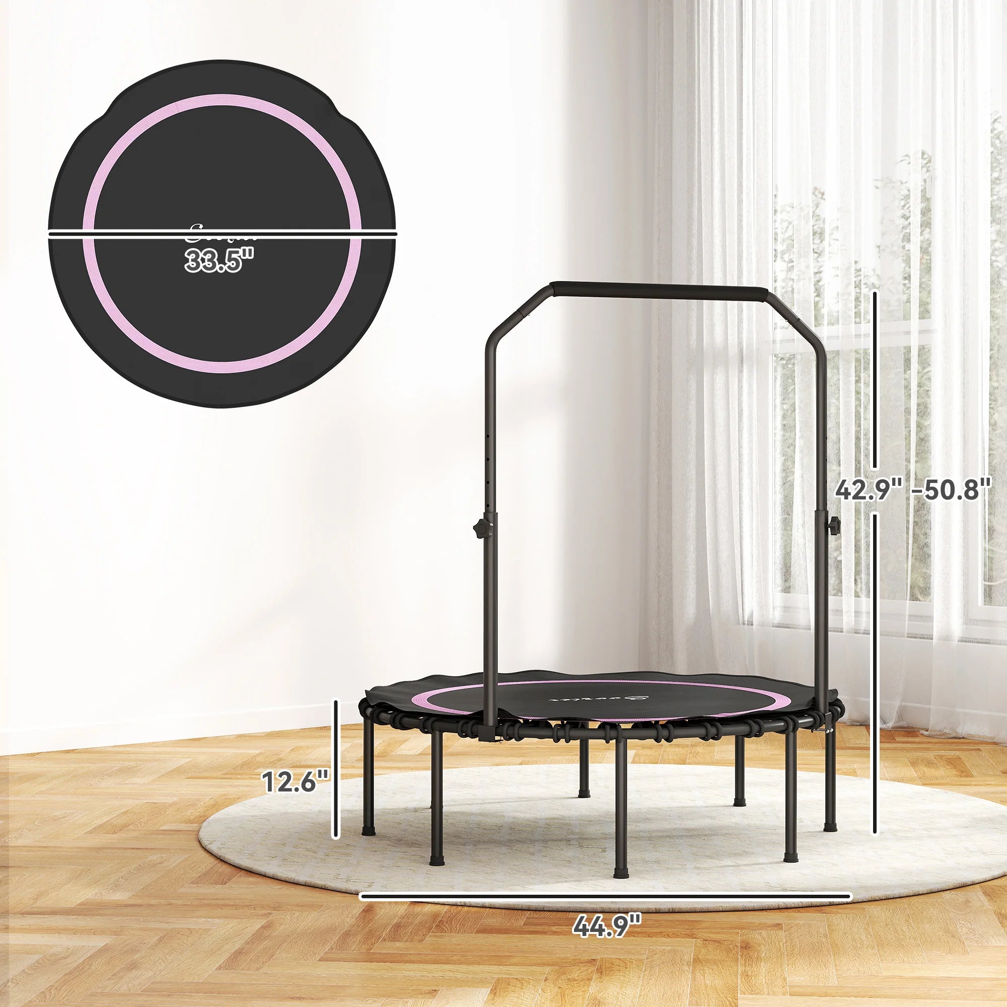 45" Rebounder Trampoline for Adults