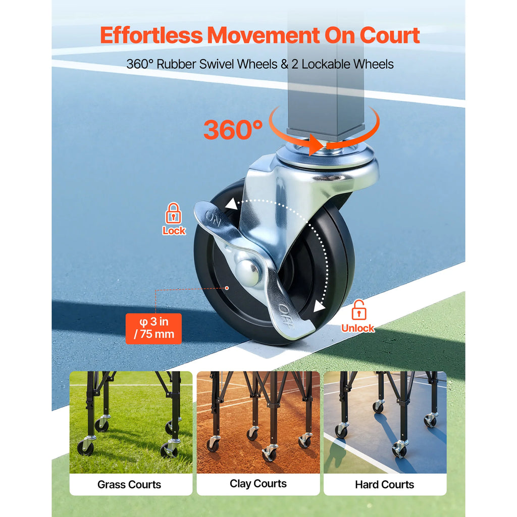 2-in-1 Foldable Tennis & Pickleball Hopper