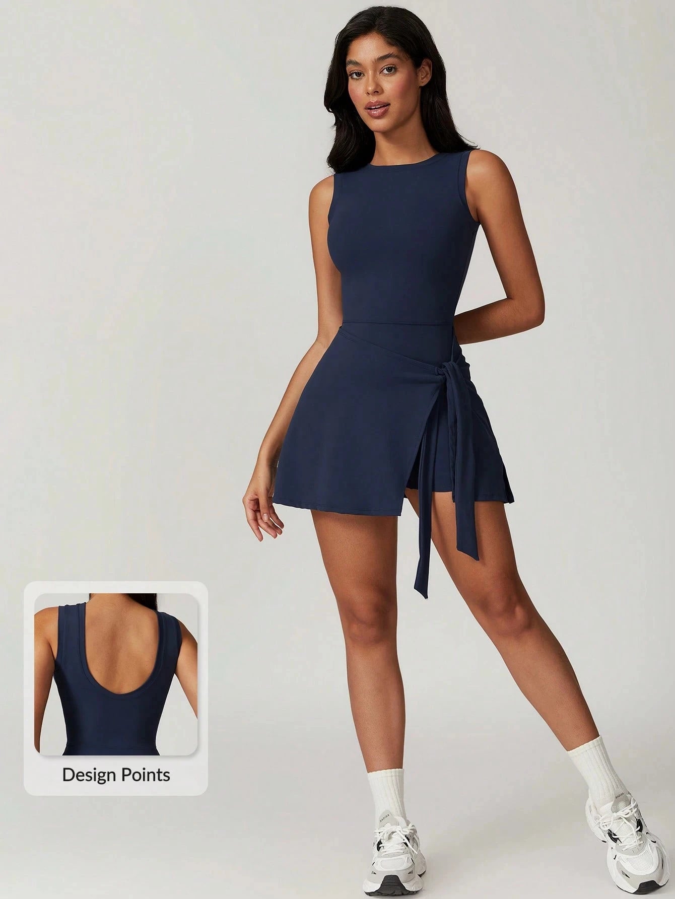 Women's Tennis Dress with Built-in Shorts