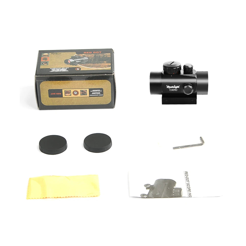 Red Dot Sight 1x40mm Reflex Sight Scope