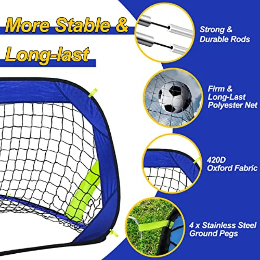 Pop Up Soccer Goals Nets for Backyard