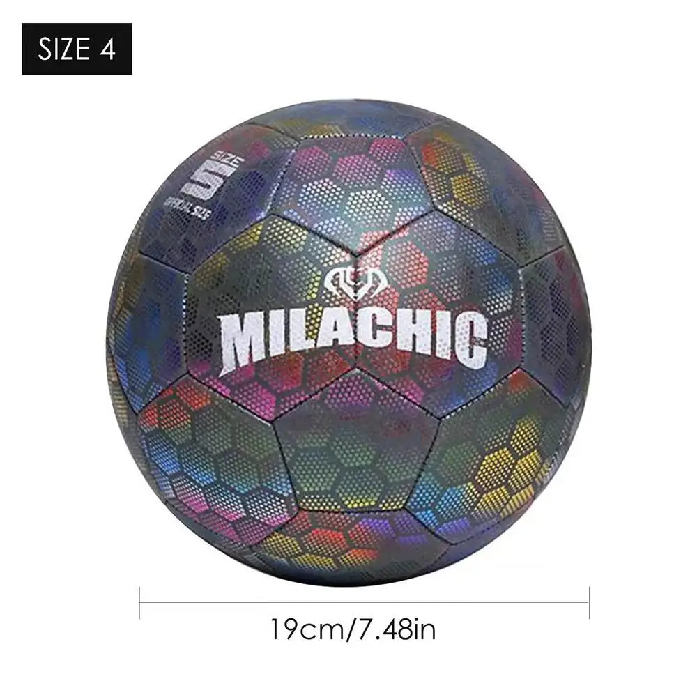 Reflective  Night Glowing Soccer Ball
