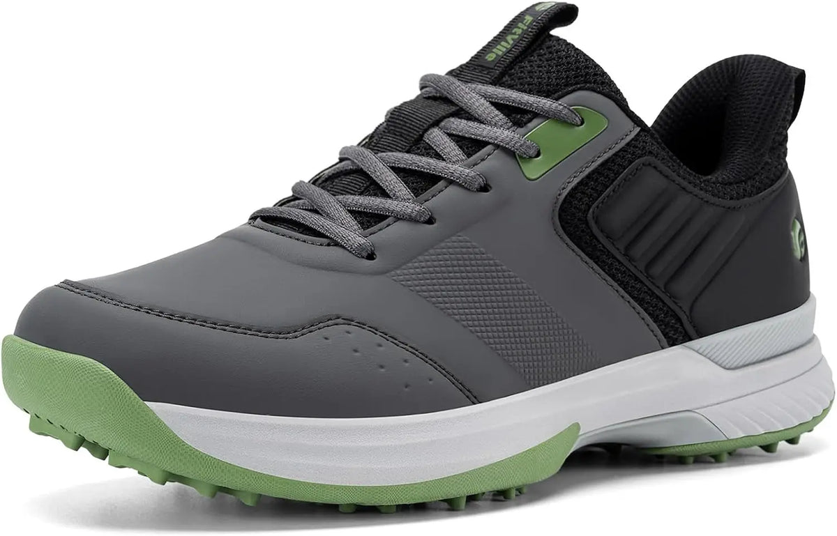 Men's Extra Wide Fit Spiked Golf Shoes