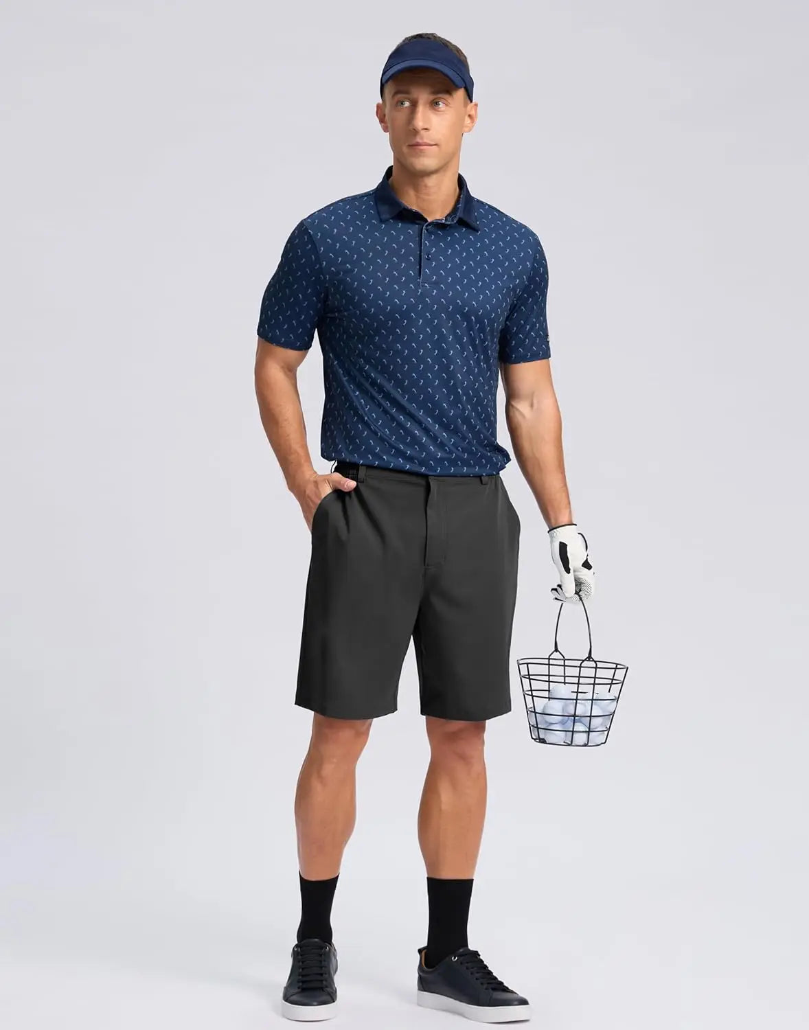 Mens 11 Inch Stretch Golf Shorts