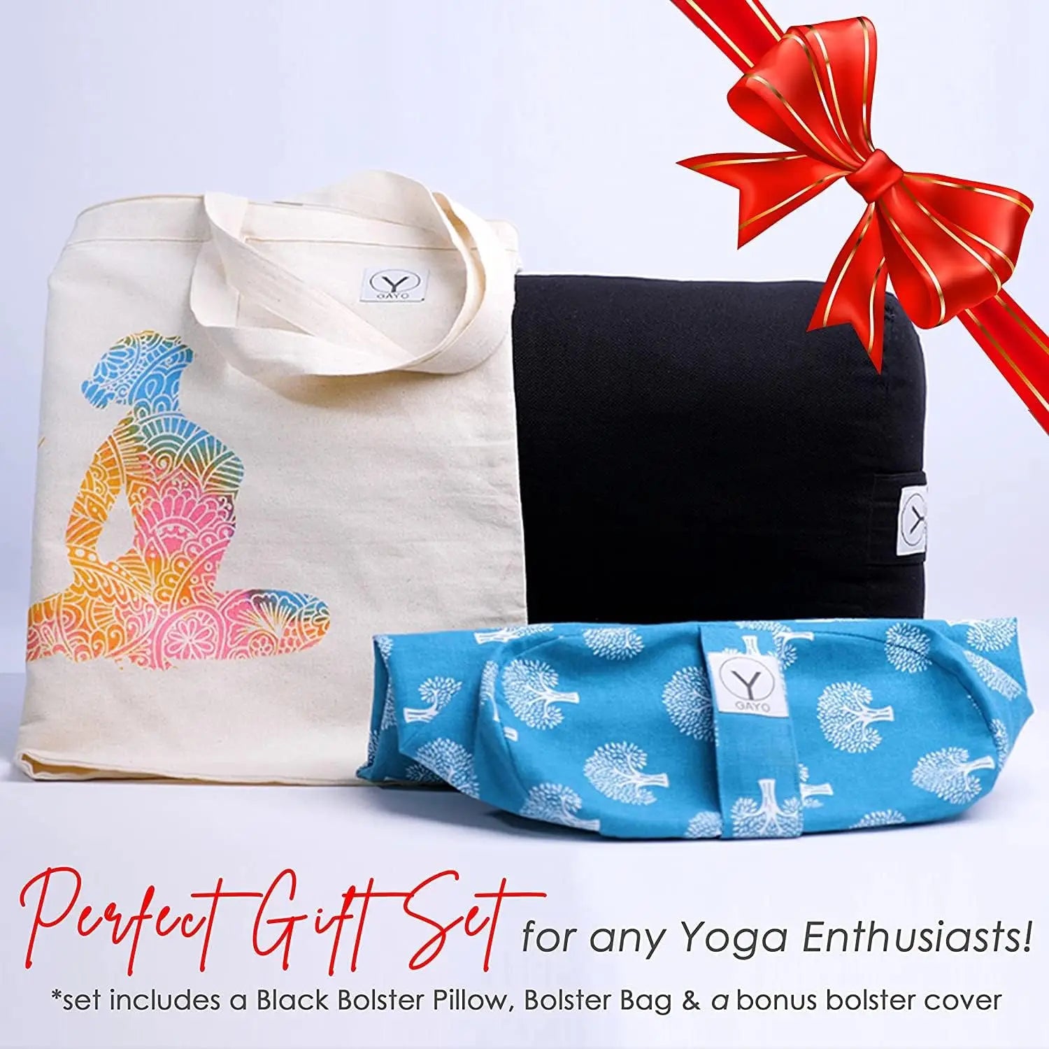 Yoga Pillow Set Extra Washable Cover