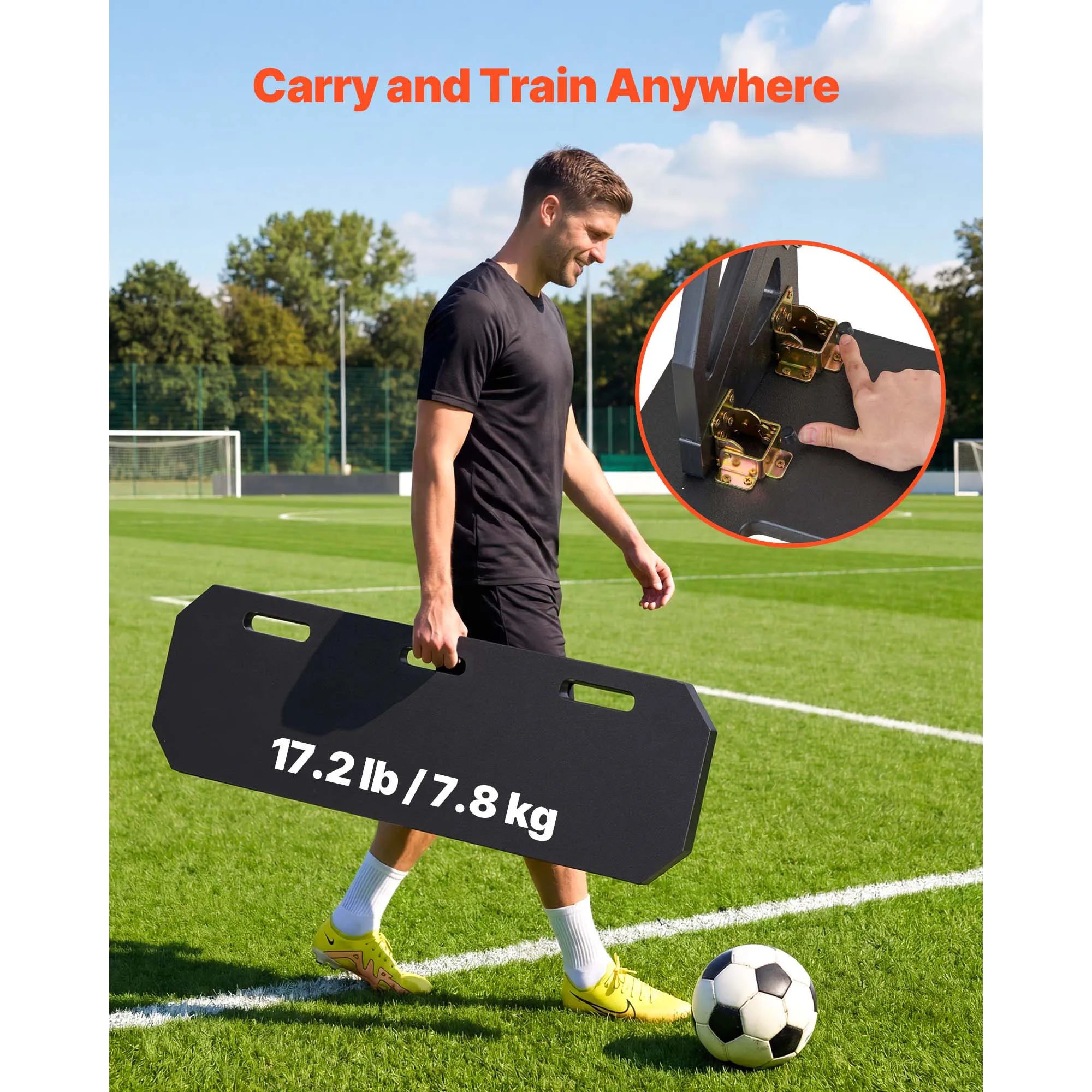 40x12in Portable Soccer Rebounder