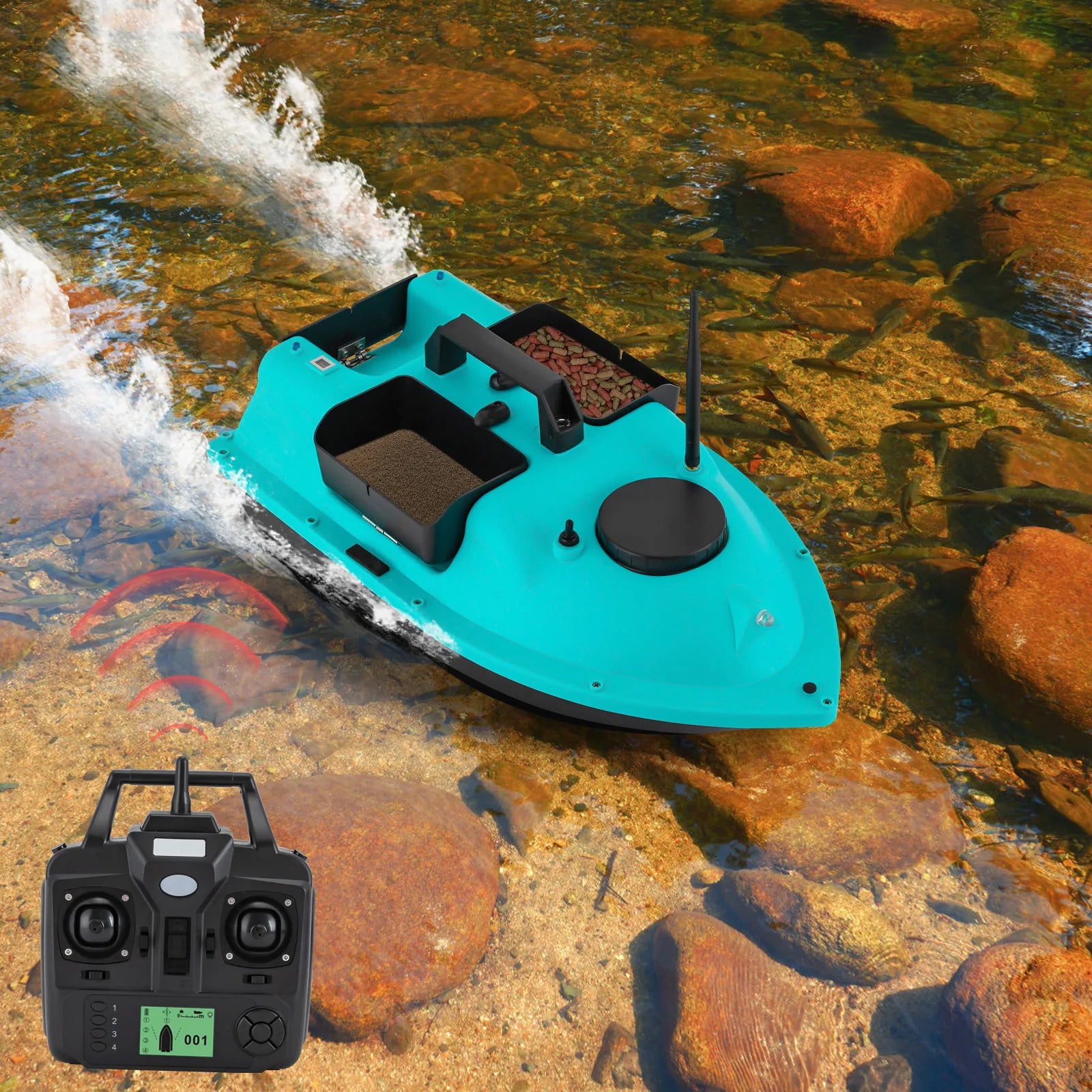16 Positioning GPS Fishing Bait Boat
