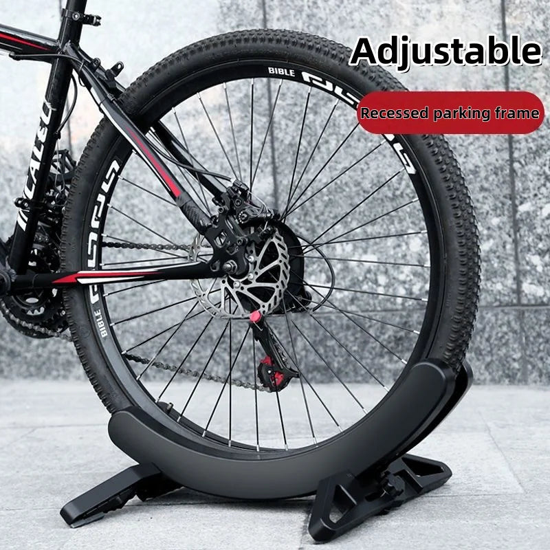Adjustable bicycle floor bracket