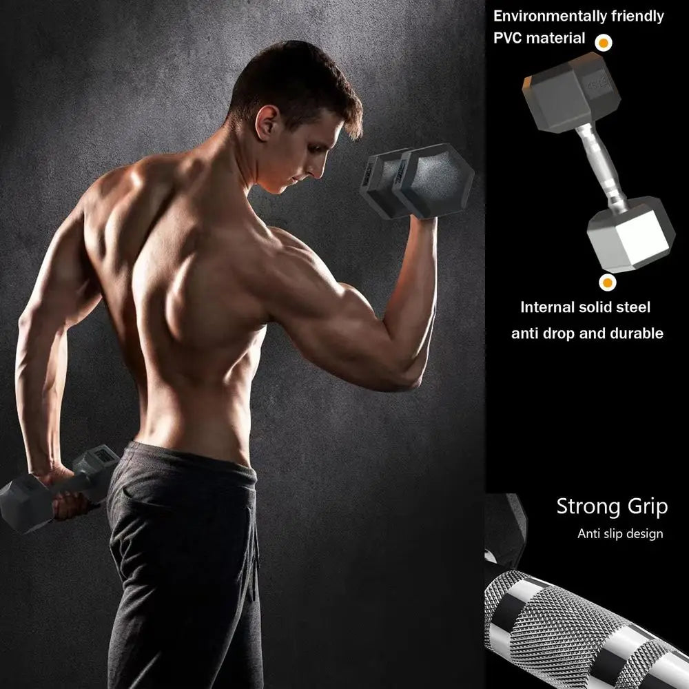 450 550 lbs Hex Weight Dumbbells Sets