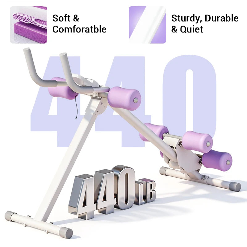 Foldable Magnetic Exercise Bike 5 in 1 Multifunctional
