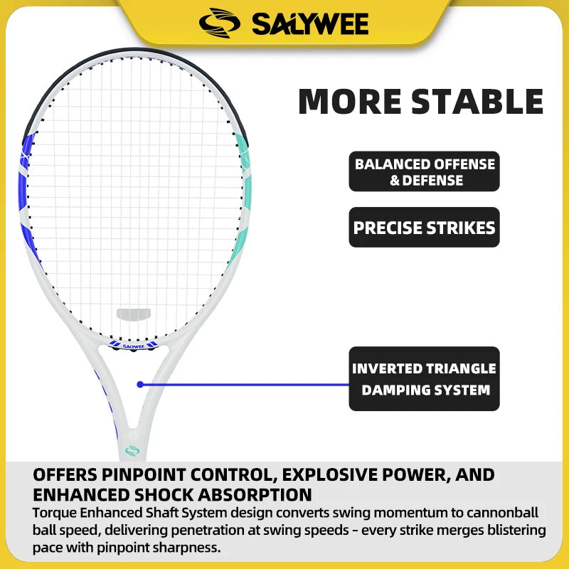 100% Full Carbon Fiber Tennis Racket