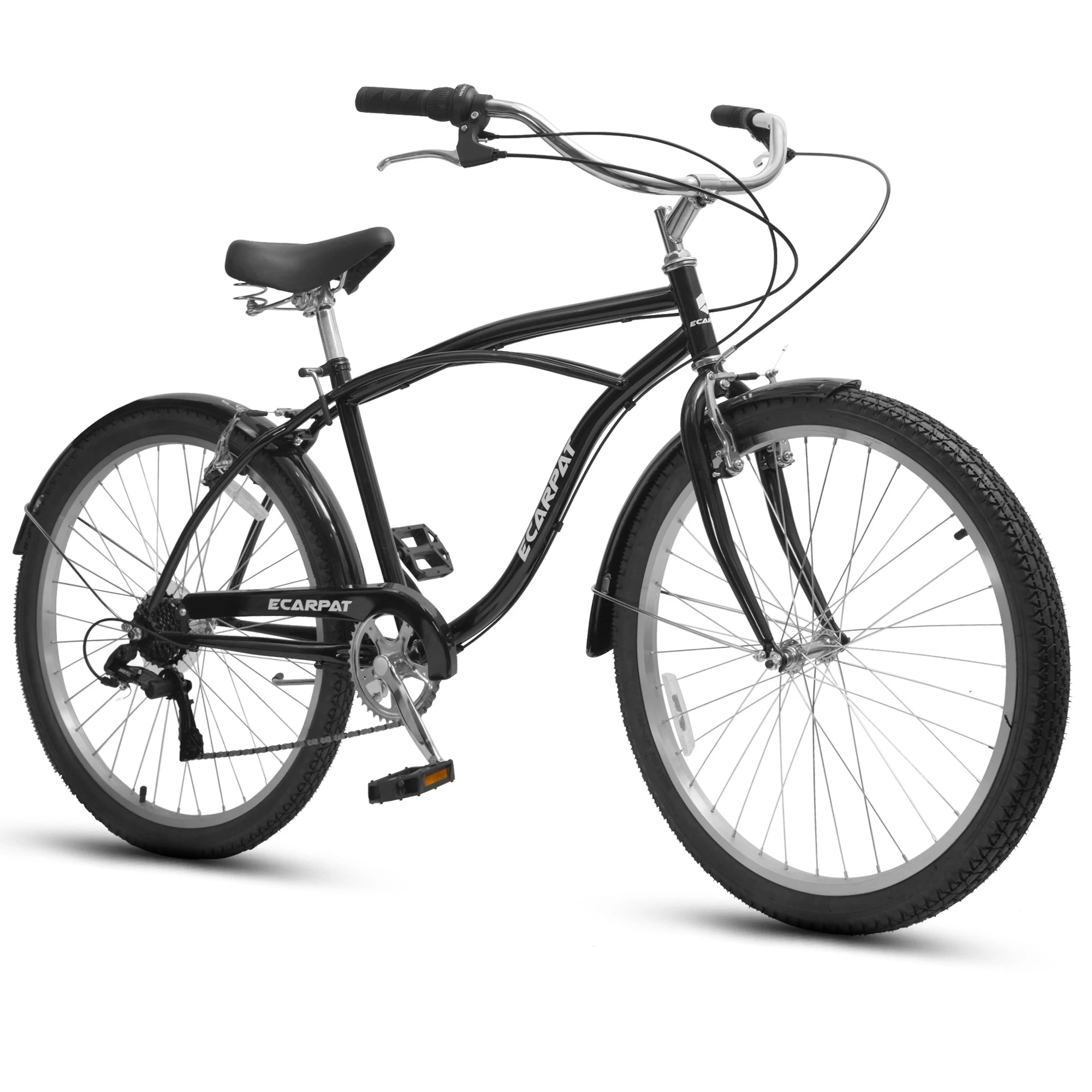 26 Inch 7 Speed Beach Cruiser Bike