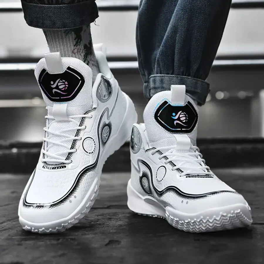 New High-Top Basketball Shoes for Men