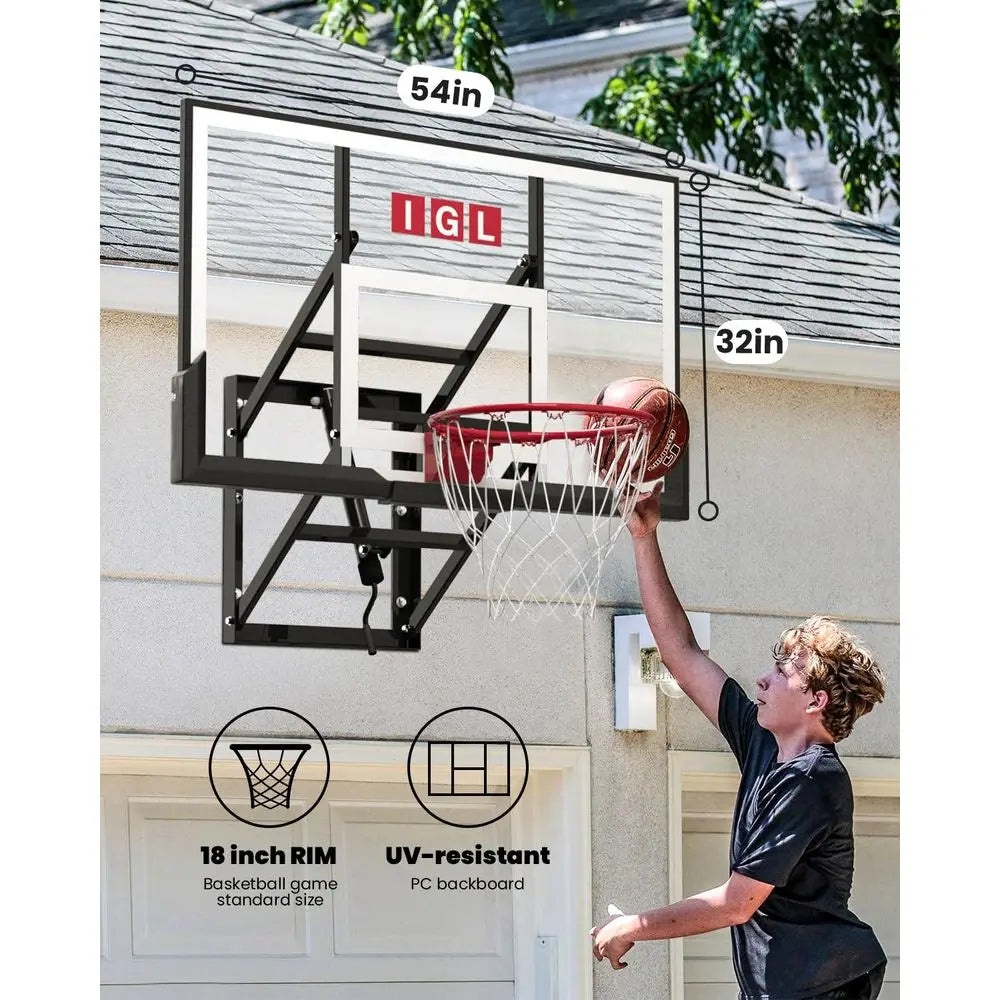 Wall Mount Basketball Hoop