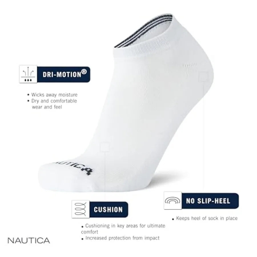 8 Pack Athletic Ankle Socks for Men