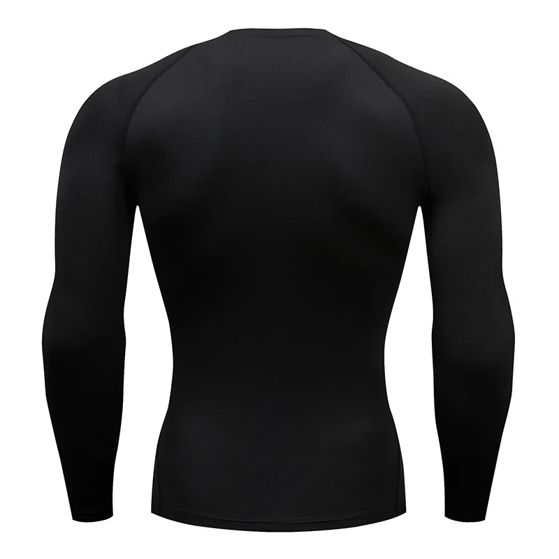 Men  Compression T-shirt Long Sleeves