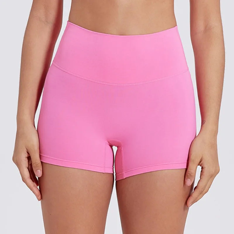 Solid Color Women Gym Sport Short