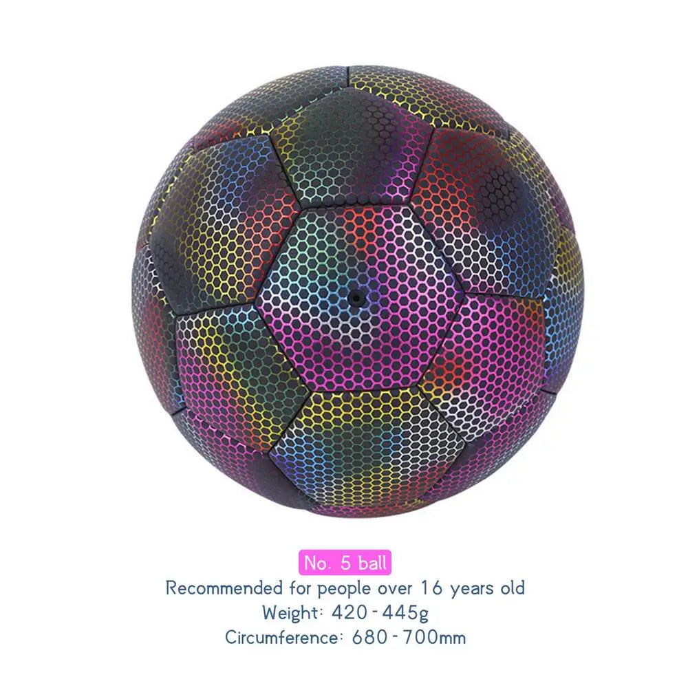 Reflective  Night Glowing Soccer Ball