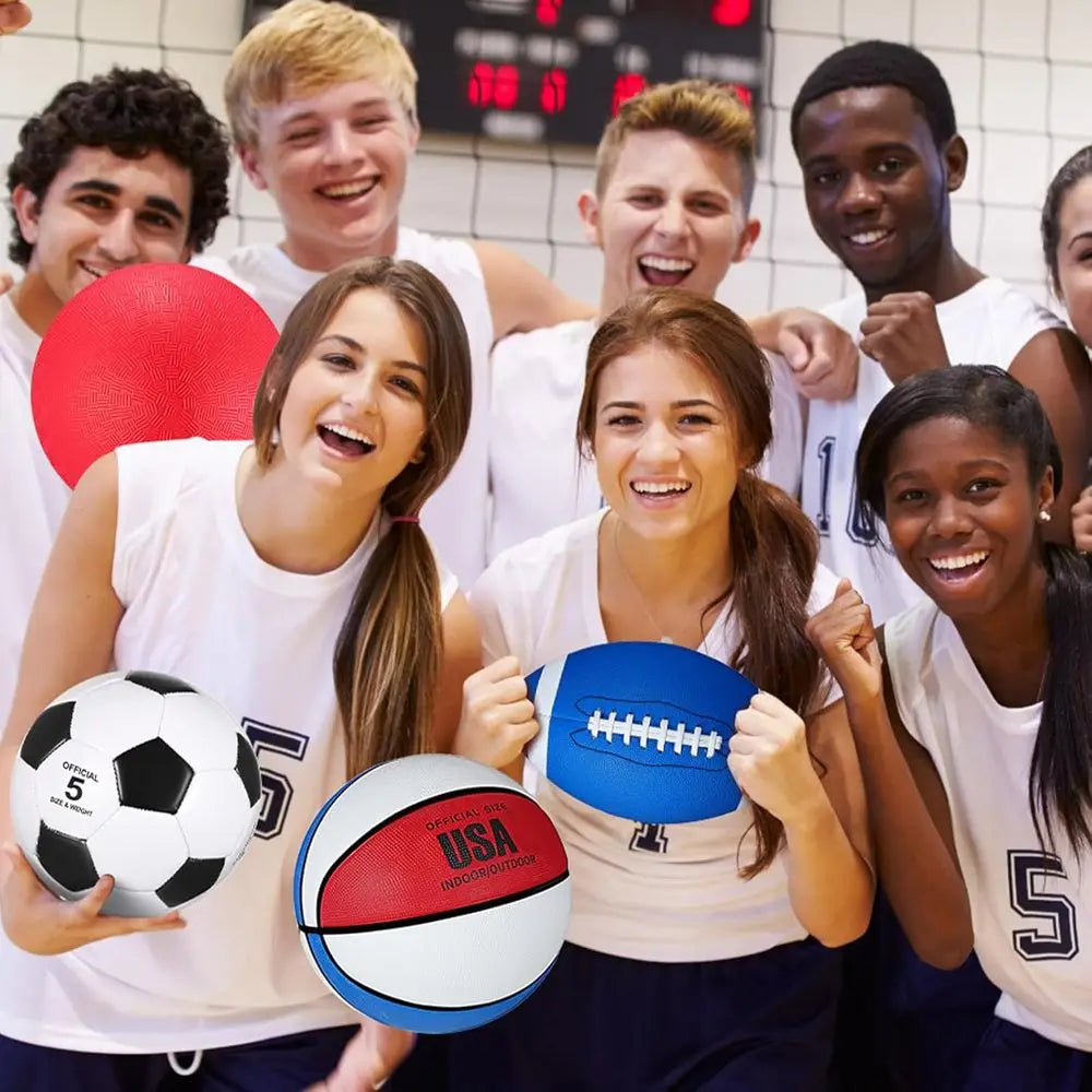 4-Piece Sports Balls Set: