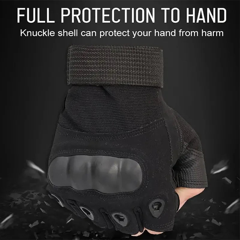 Tactical Fingerless Gloves for Men