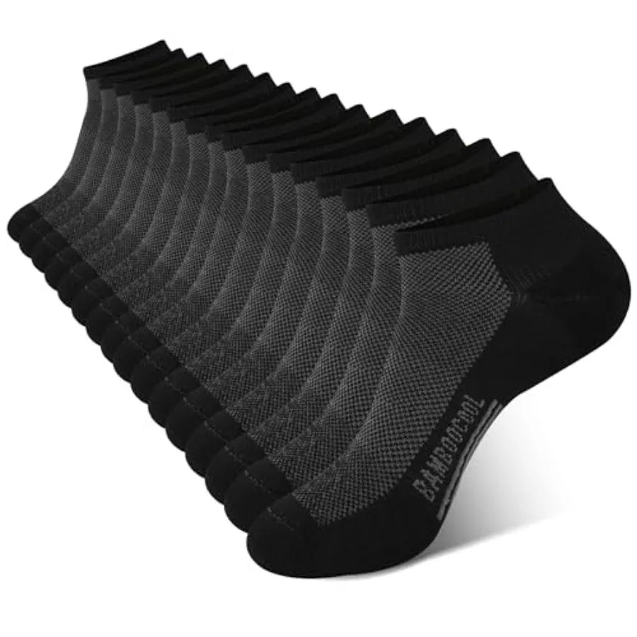 8 Pack Men's Athletic Ankle Socks