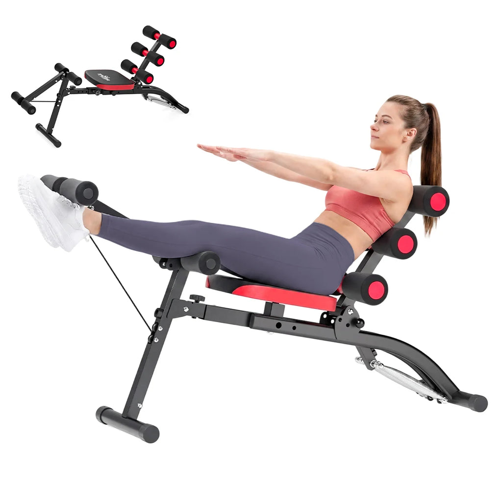 6 in 1 4-Level Adjustable Ab Workout Bench